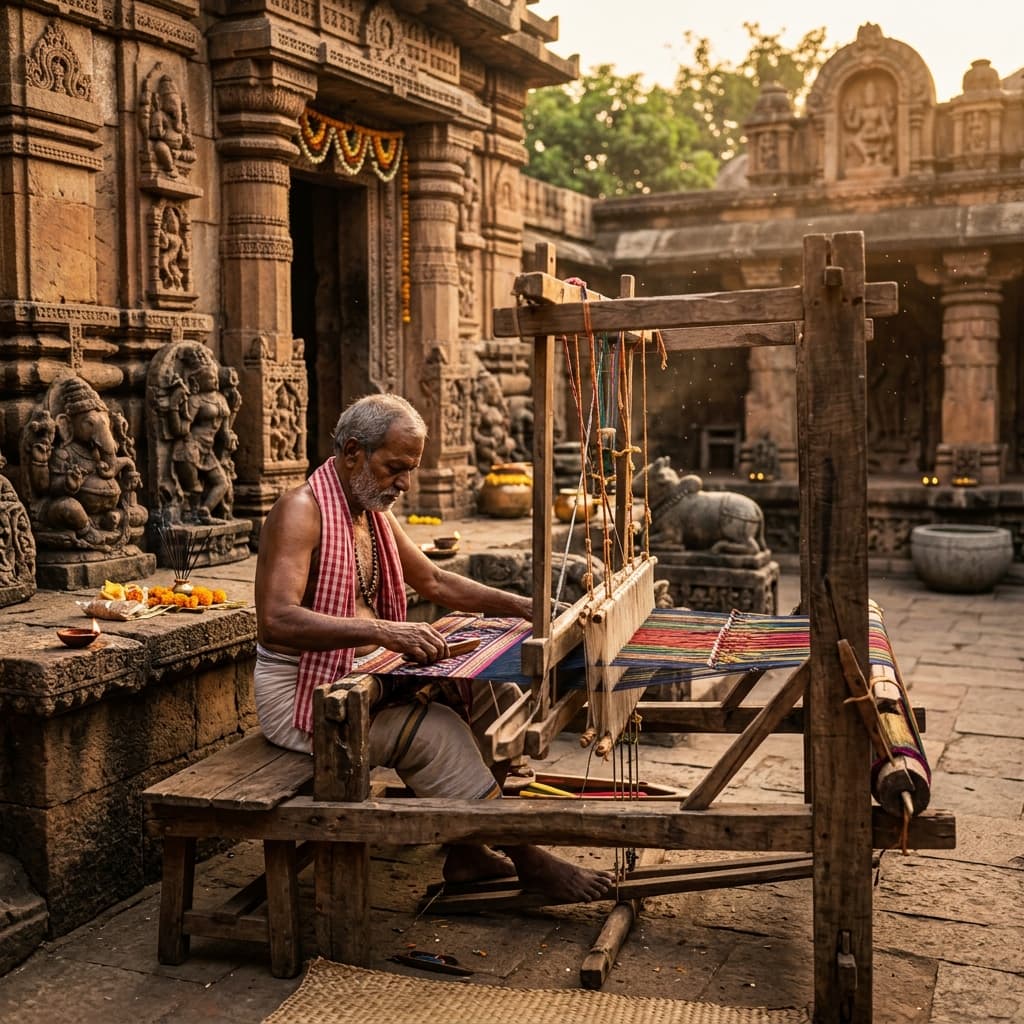 The History of Odisha Handloom Saree: A Legacy Woven in Silk