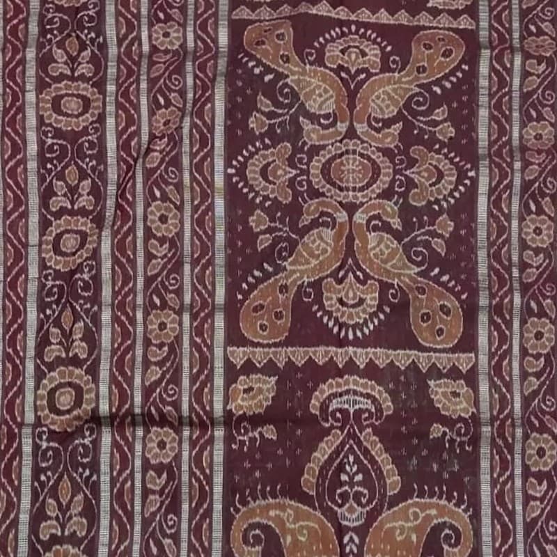 Sambalpuri Tissue Silk Saree view 1