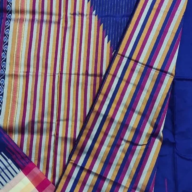 Sambalpuri Phodakumbha Silk Saree view 1