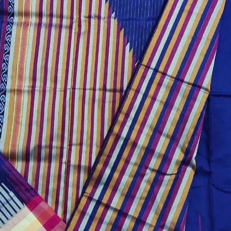 Sambalpuri Phodakumbha Silk Saree view 1