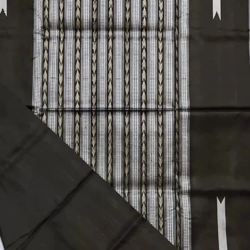 Sambalpuri Phodakumbha Silk Saree view 1