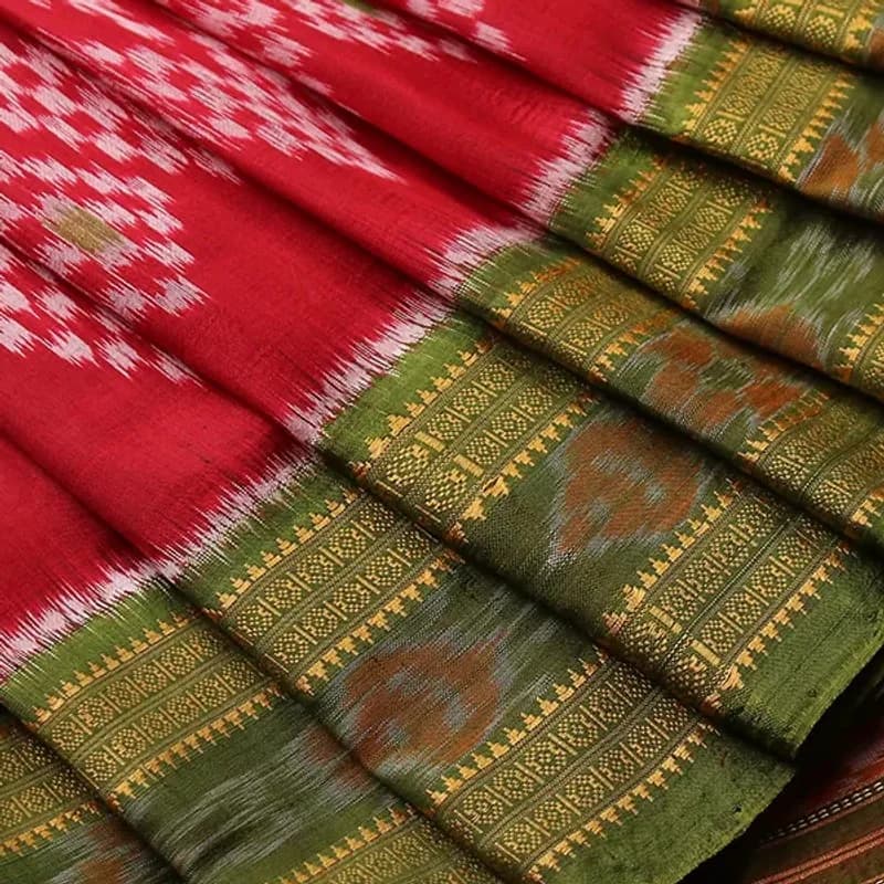Khandua Silk Ikat Saree view 1