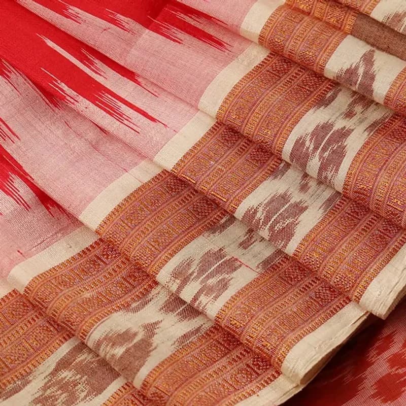 Khandua Silk Ikat Saree view 1