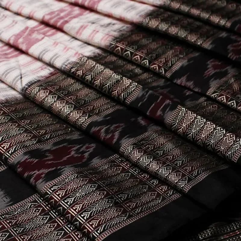 Sambalpuri Ikkat Silk Saree view 1