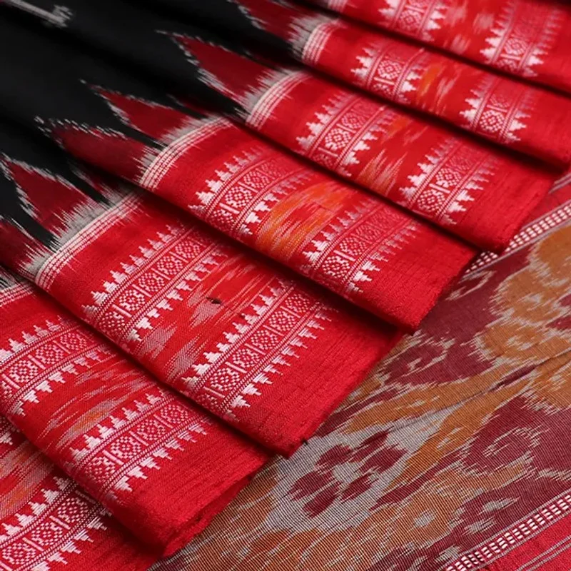 Khandua Silk Ikat Saree view 1