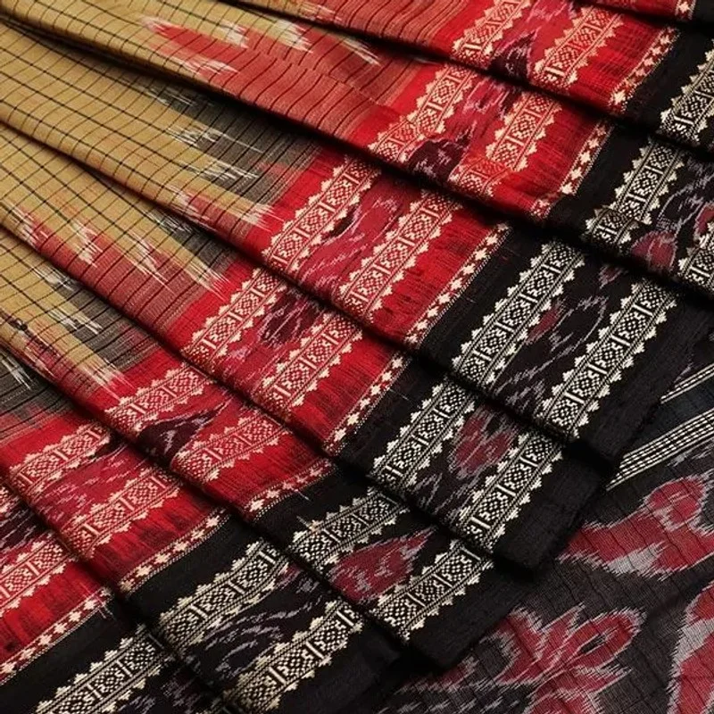 Khandua Silk Ikat Saree view 1