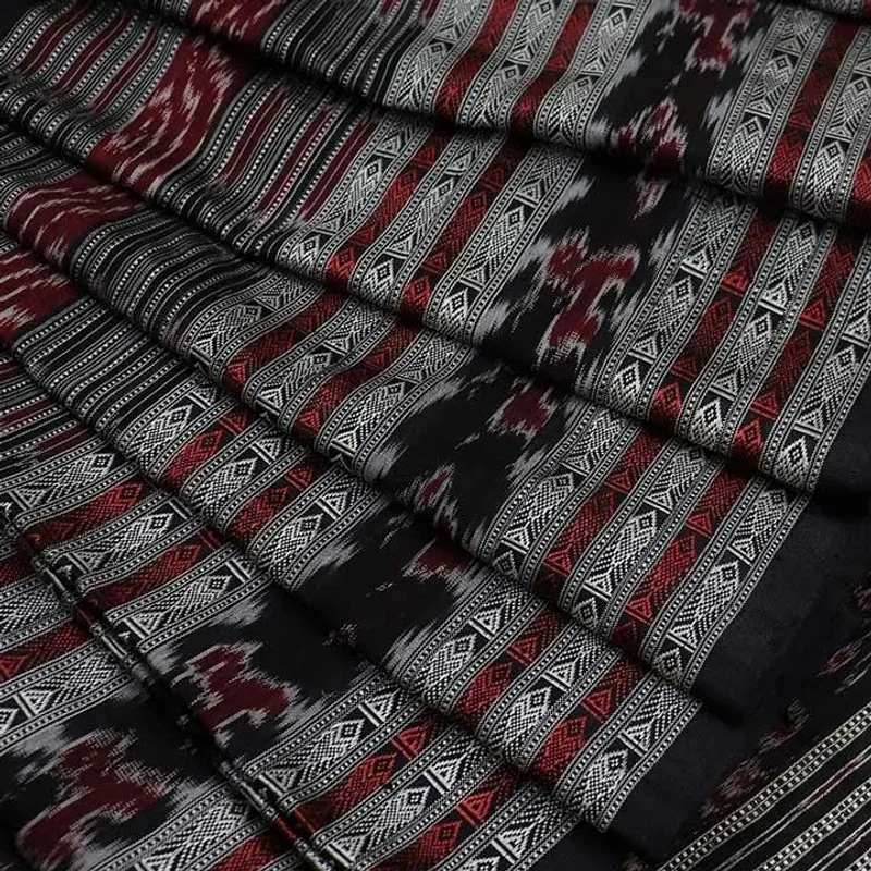 Sambalpuri Ikkat Silk Saree view 1