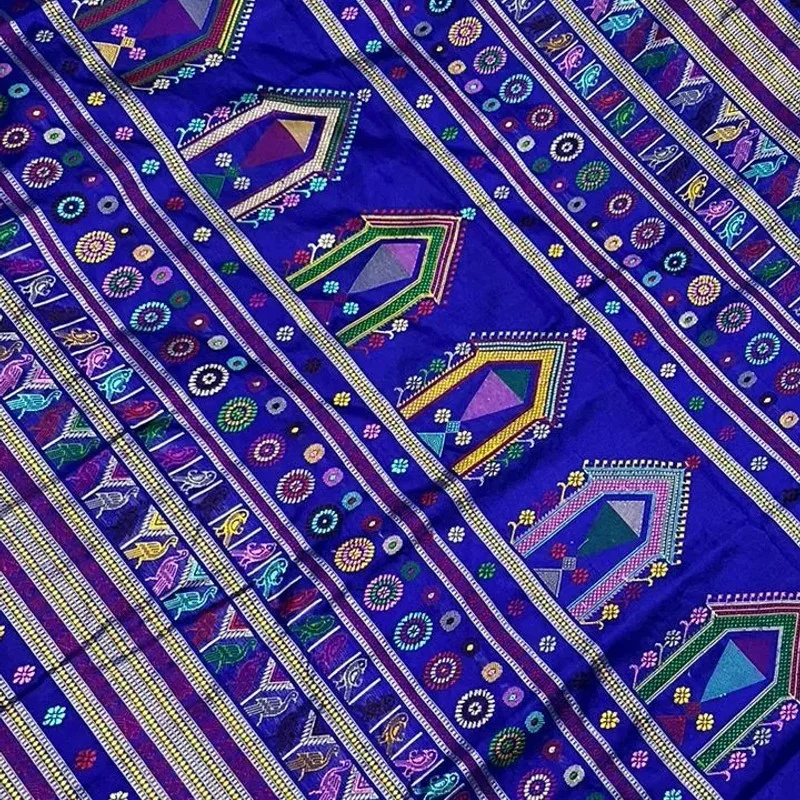 Sambalpuri Dolabedi Silk Saree view 1