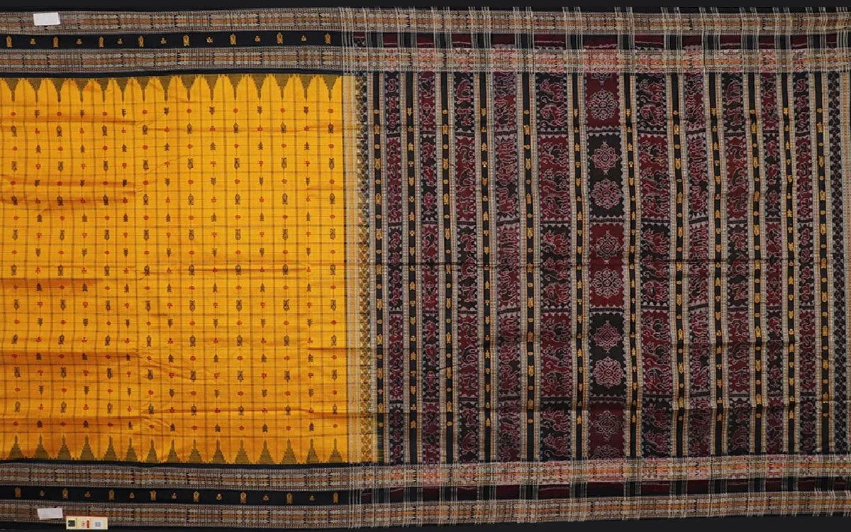 Sambalpuri Tusser Saree view 2