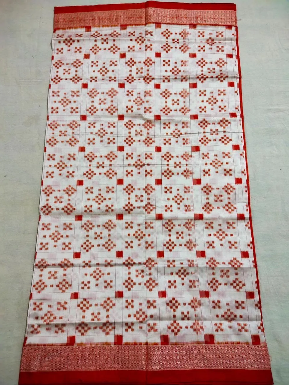 Sambalpuri Pasapalli Silk Saree view 2