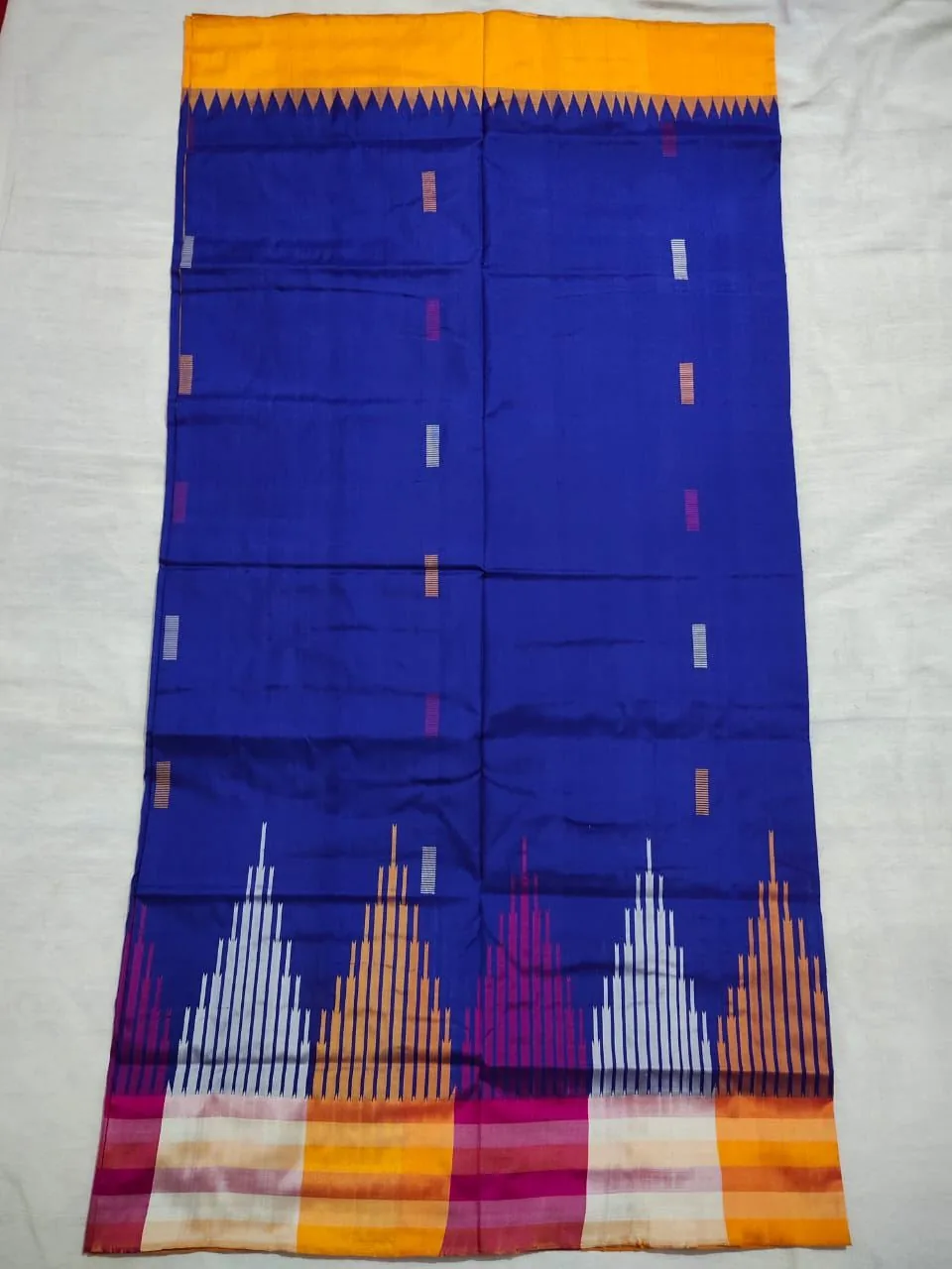Sambalpuri Phodakumbha Silk Saree view 2