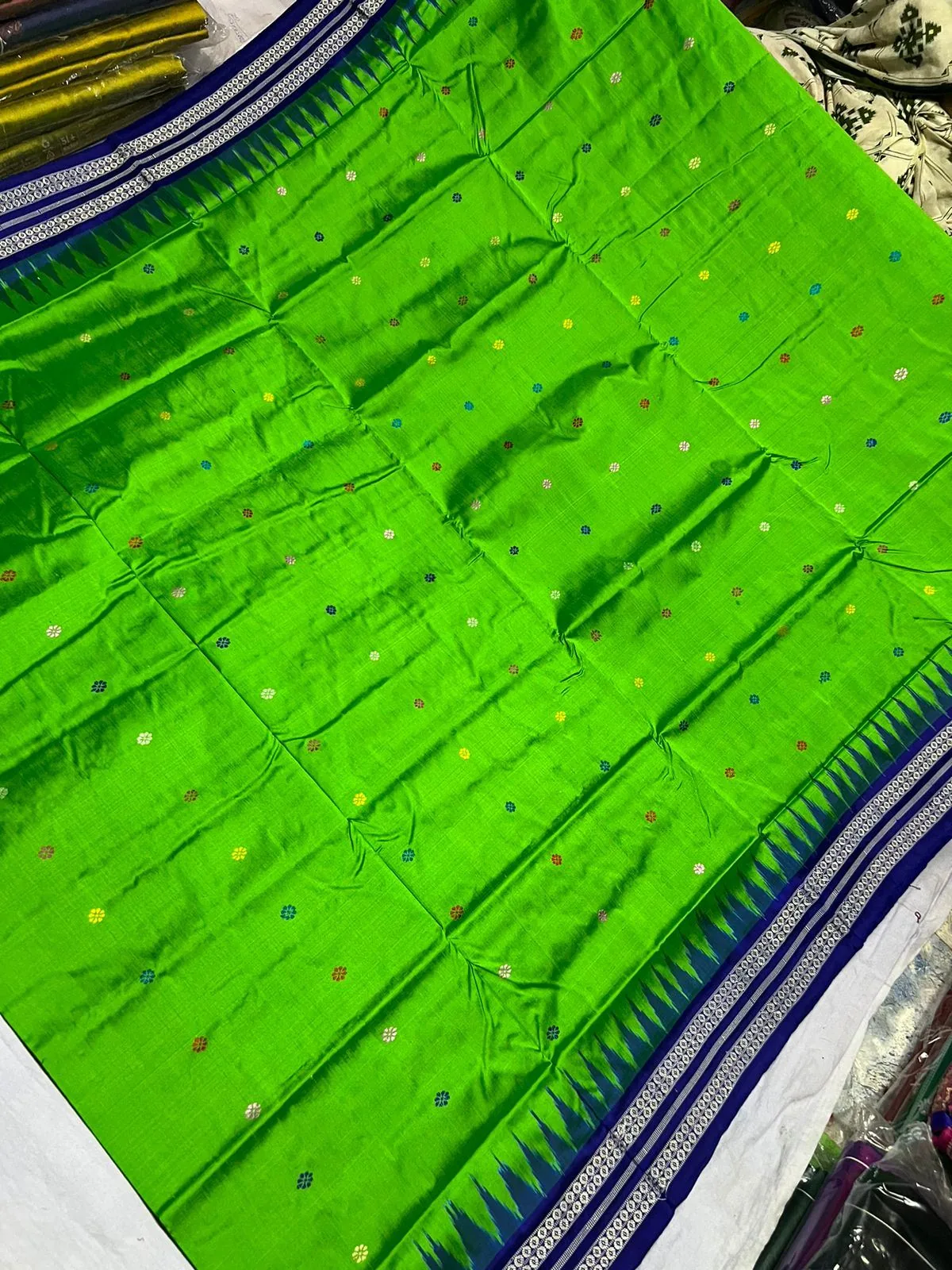 Sambalpuri Dolabedi Silk Saree view 2