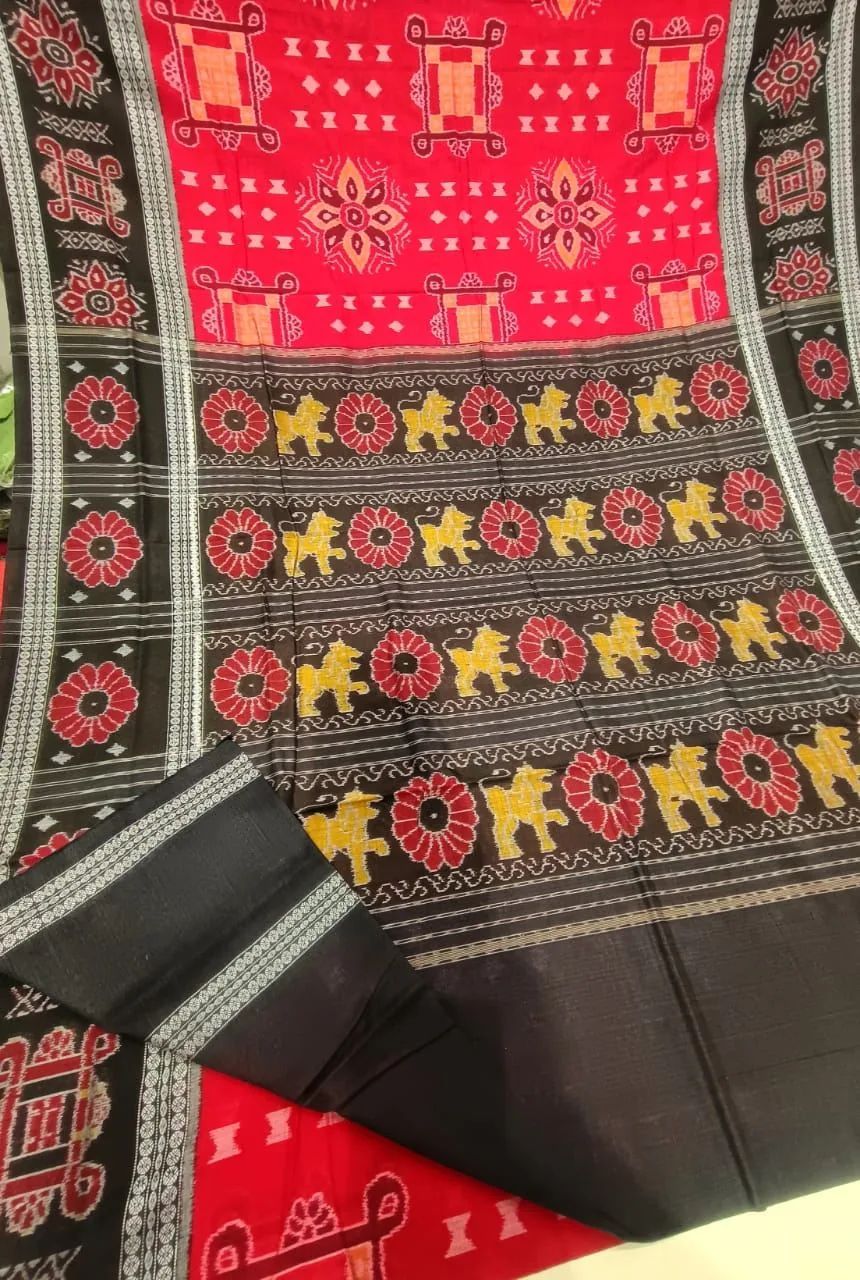 Sambalpuri Cotton Saree view 4