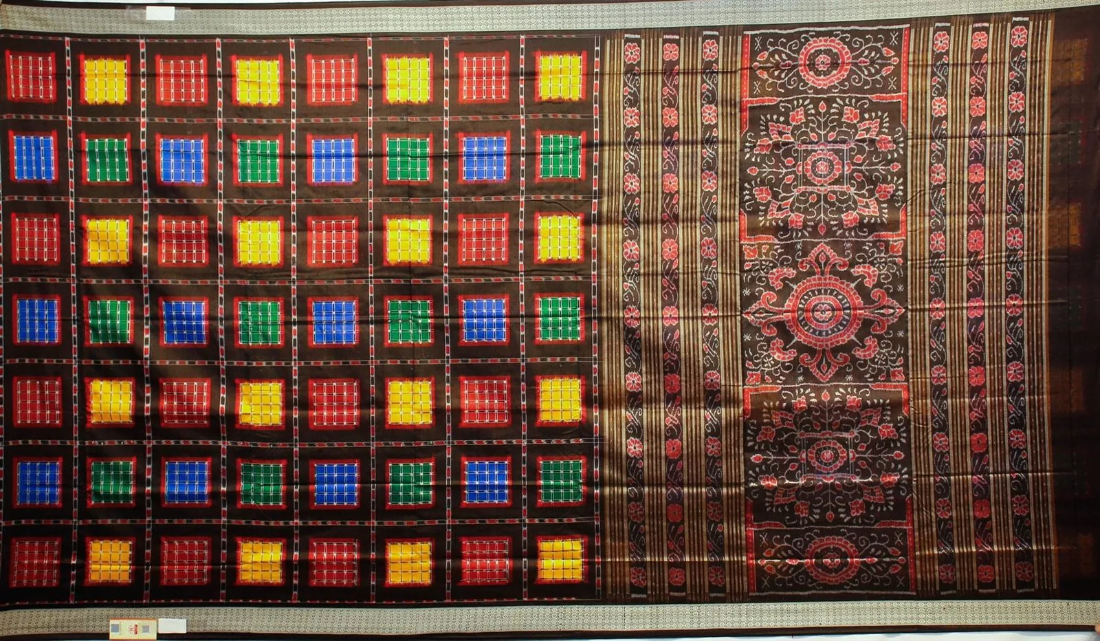 Sambalpuri Ikkat Silk Saree view 2